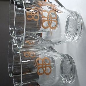 Vintage Bill Blass Glass mug with Baileys measurements